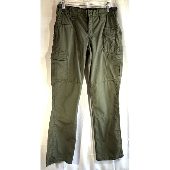 5.11 Tactical Series Womens Army Green Pants Size 6 Long - Picture 1 of 7